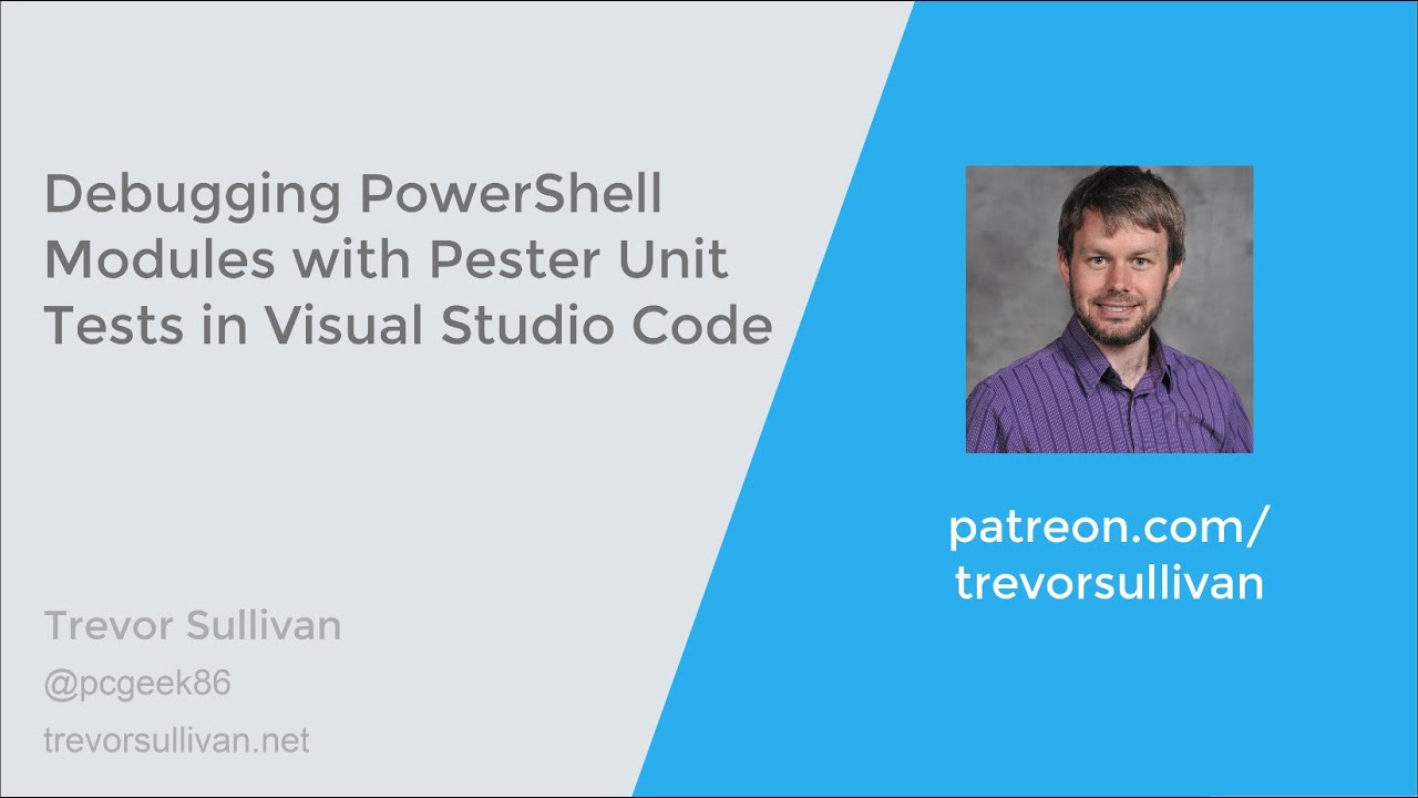 Отладка модулей PowerShell с помощью модульных тестов Pester в Visual Studio Code