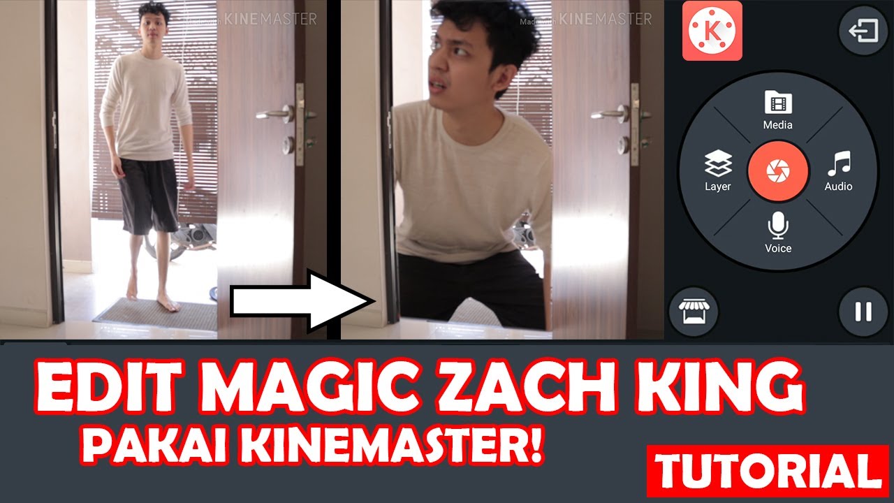 Tutorial zach king magic pakai kinemaster