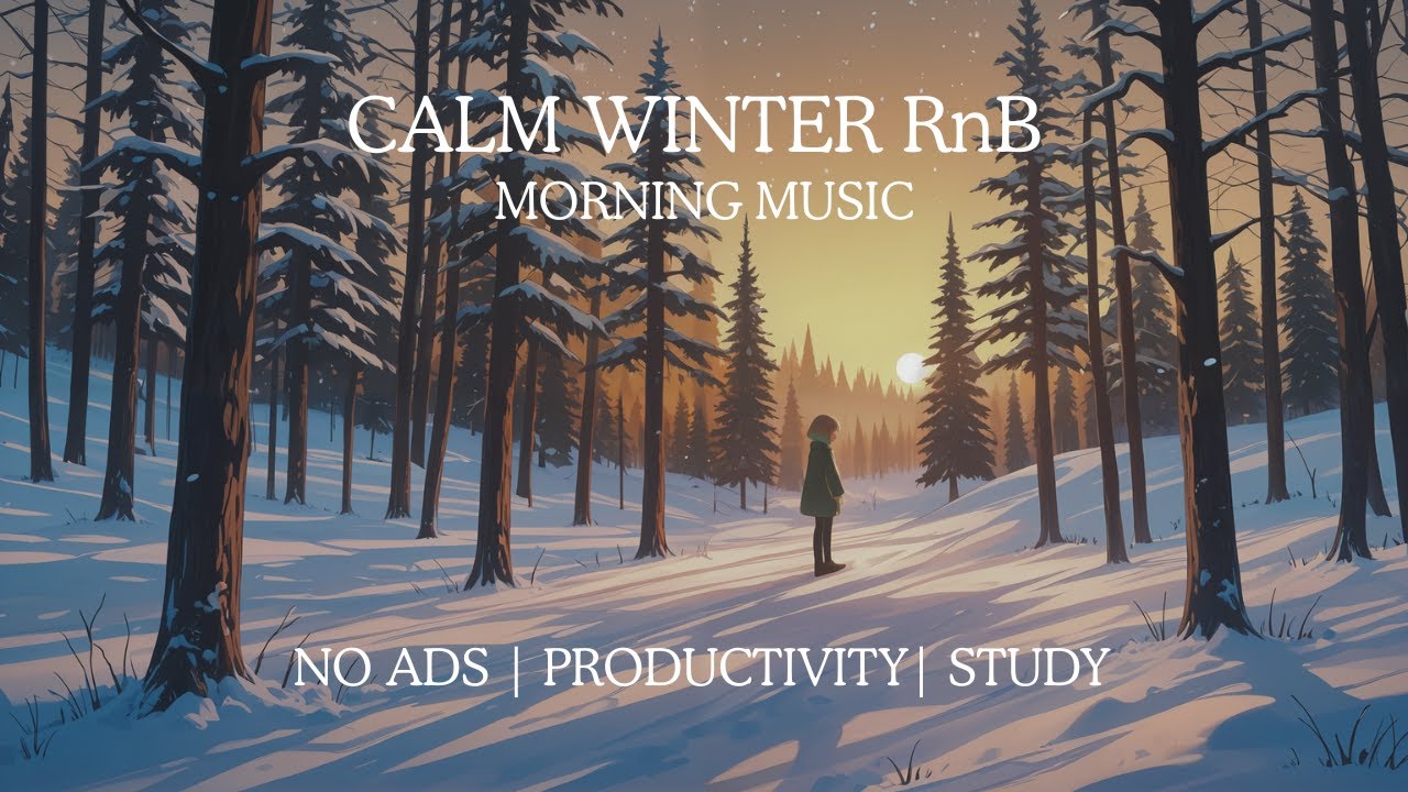 Calm Winter RnB Study Music for Morning Focus (No Vocals) (No Ads)