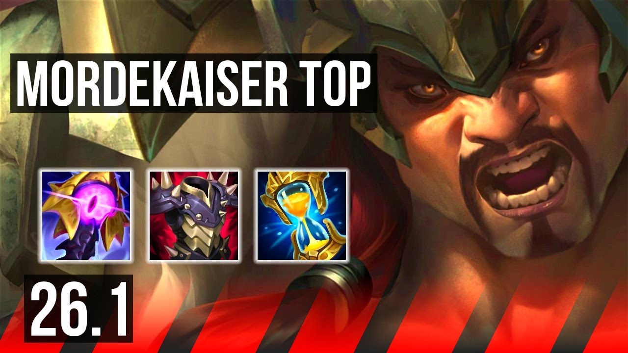 MORDEKAISER vs JAX (TOP) | EUNE Challenger | 26.1