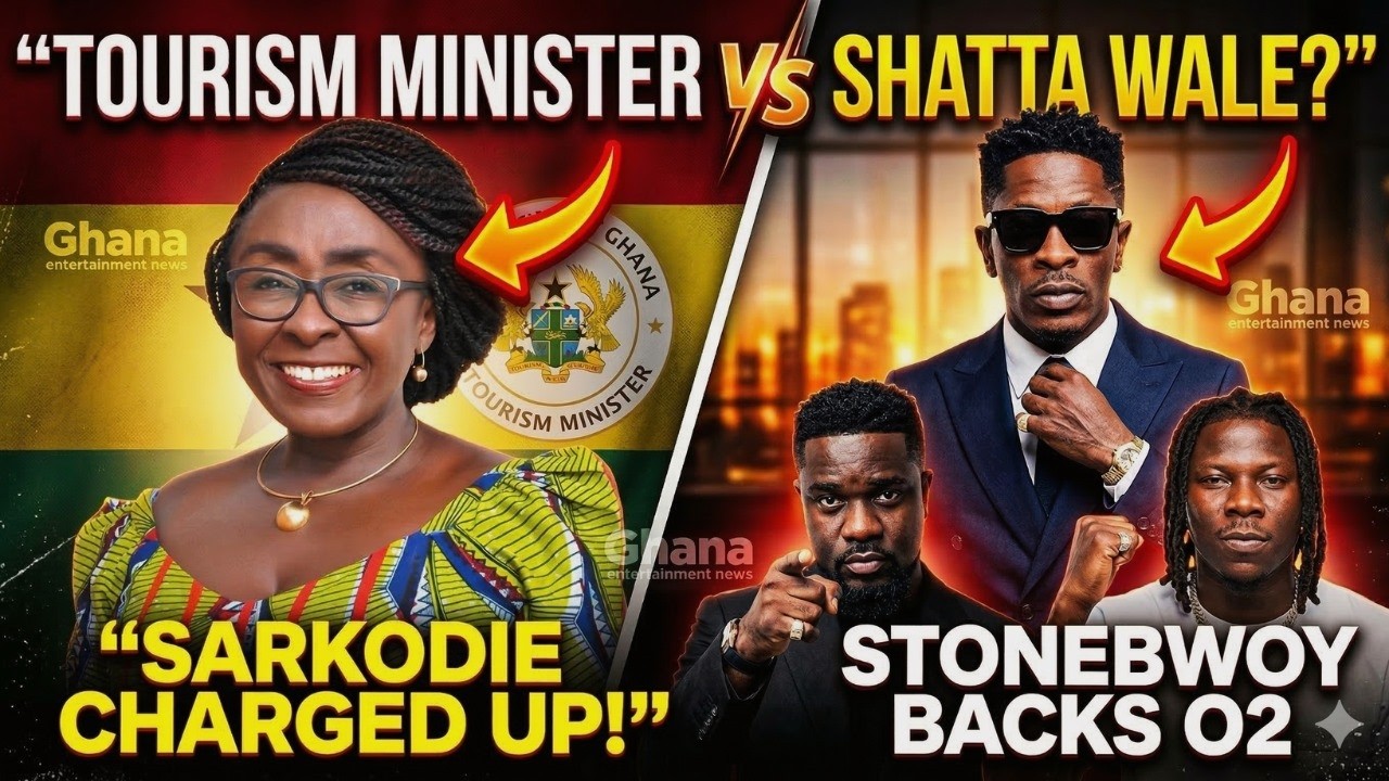 Tourism Minister Vrs Shatta Wale’s Business: Sarkodie Charged Up & Stonebwoy’s Support For 02
