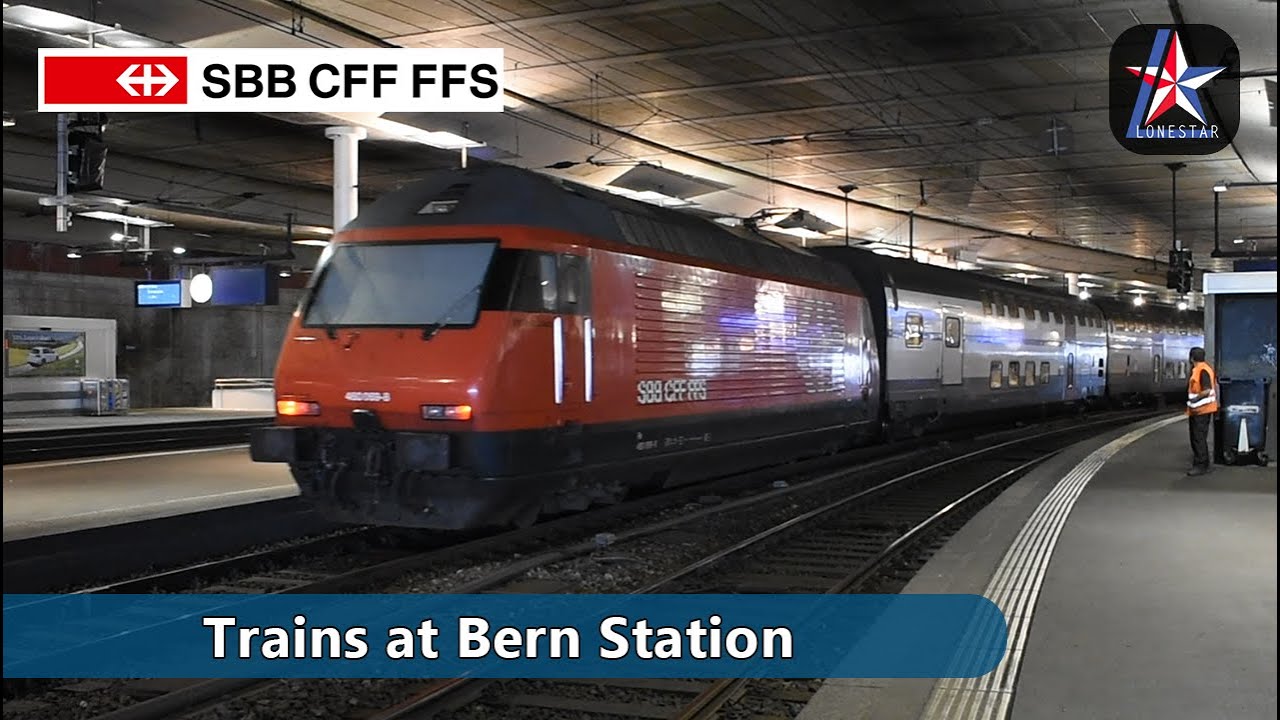 Trains at Bern Station | SBB | Switzerland - Part 1