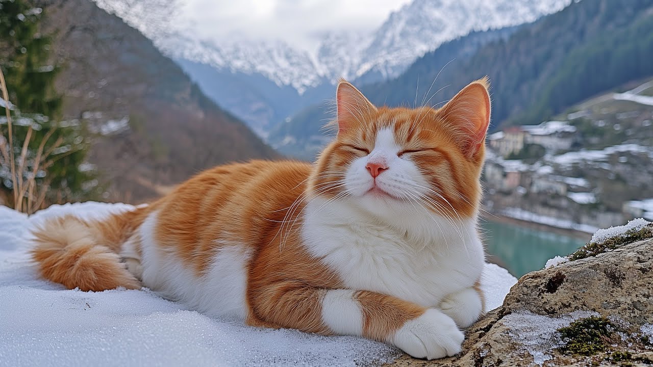 12 Hours Of Calming Music for Cats 🐈 Gentle Night Sounds 😻 Cat TV 🐈 Relaxing Tunes for Anxious Cats