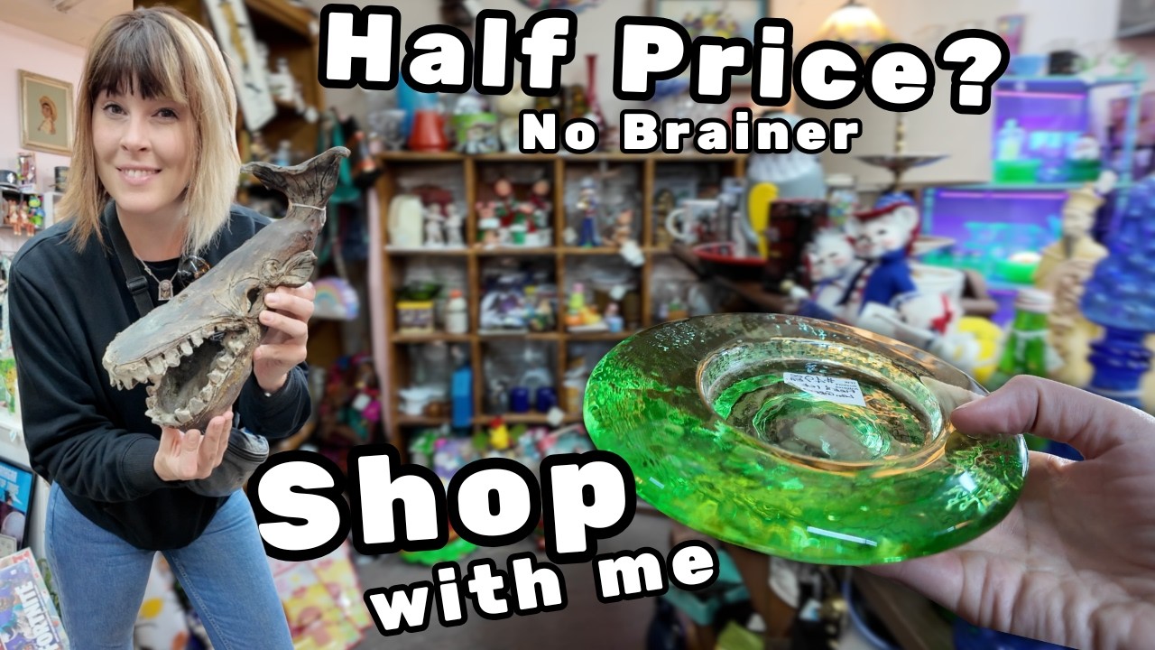 Half Price? That's Kind of a No Brainer | Shop With Me for Antiques and Vintage Decor