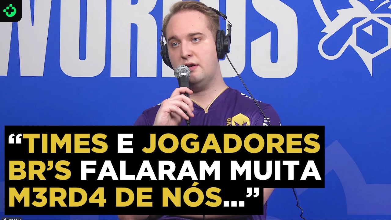 Trymbi desabafa e pede apoio da torcida brasileira no Worlds 2025