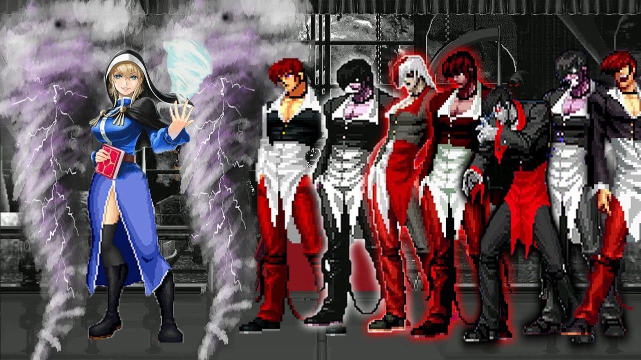 [Mugen KOF] Geoniko Schlussel Pre Vs Iori Yagami Team
