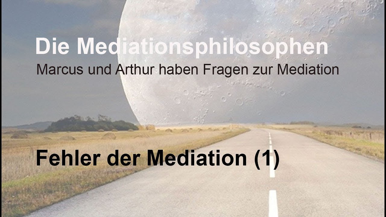 Fahler der Mediation (1. Teil)