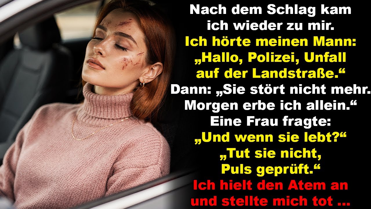 Nach dem fingierten Unfall überprüfte mein Mann meinen Puls und telefonierte. Doch …