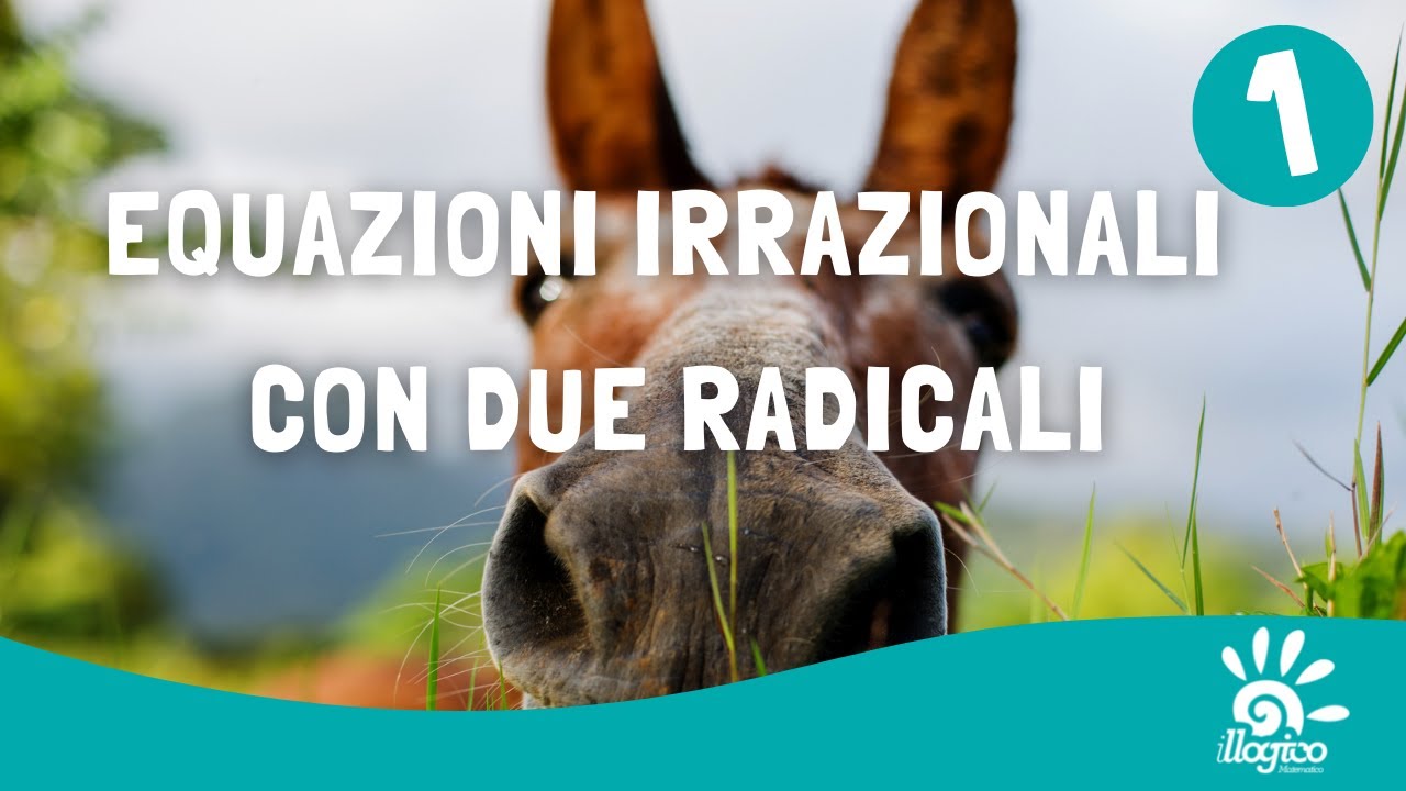 Equazioni irrazionali con due radicali - 1