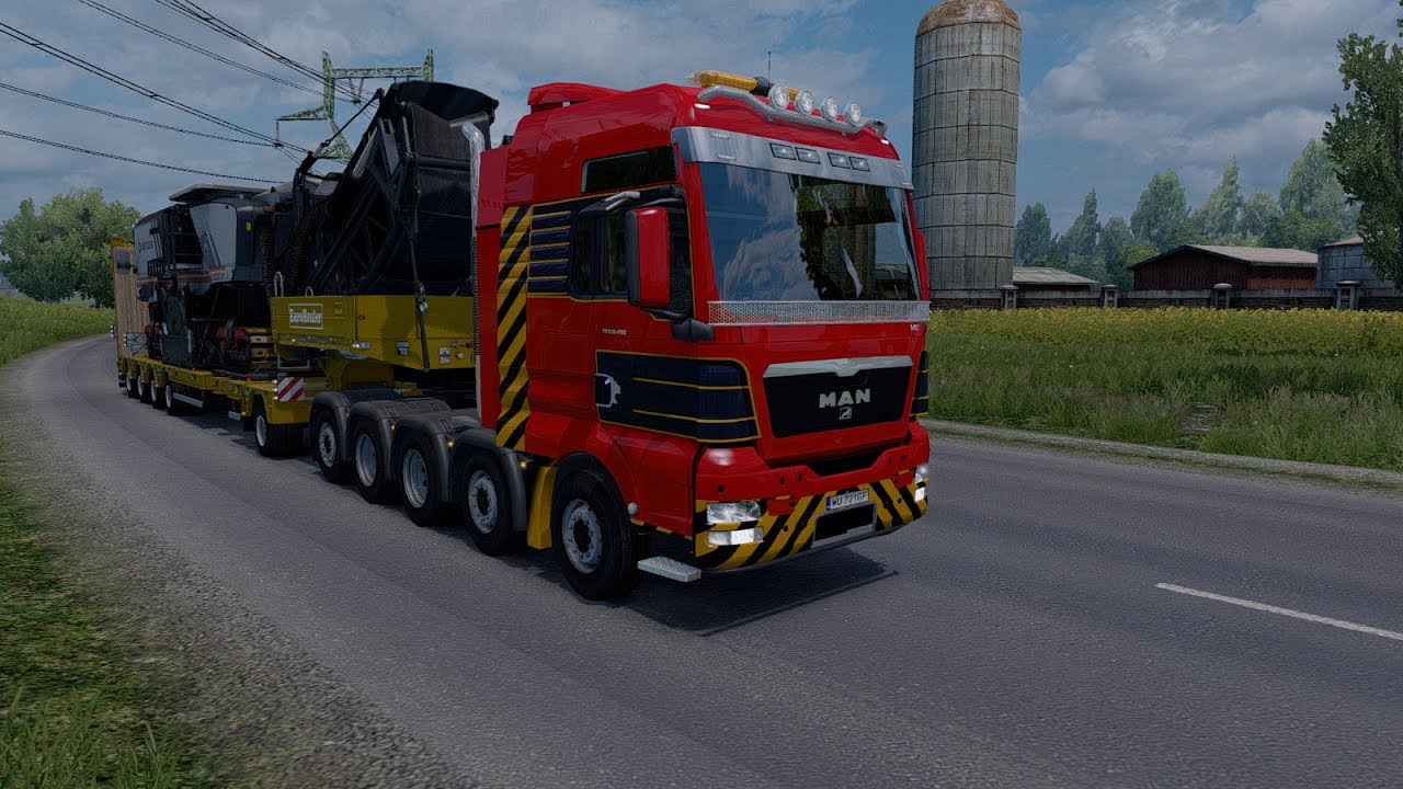 [ETS 2 Mod] MAN TGX 8x4 10x4 v8.3 | Euro Truck Simulator 2 (1.31)