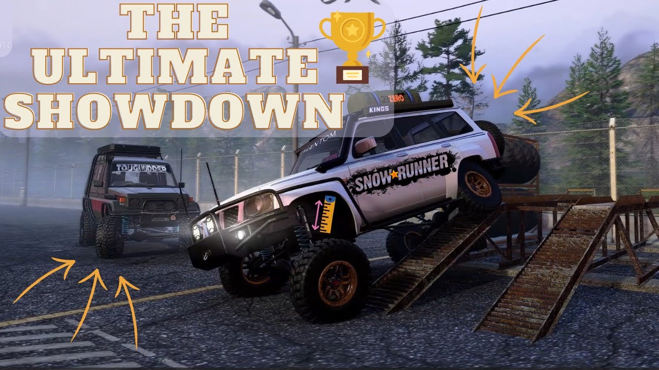 The Ultimate SnowRunner Challenge Video GU Patrol vs Troopy [ Watcher61 vs Troopy ] mods