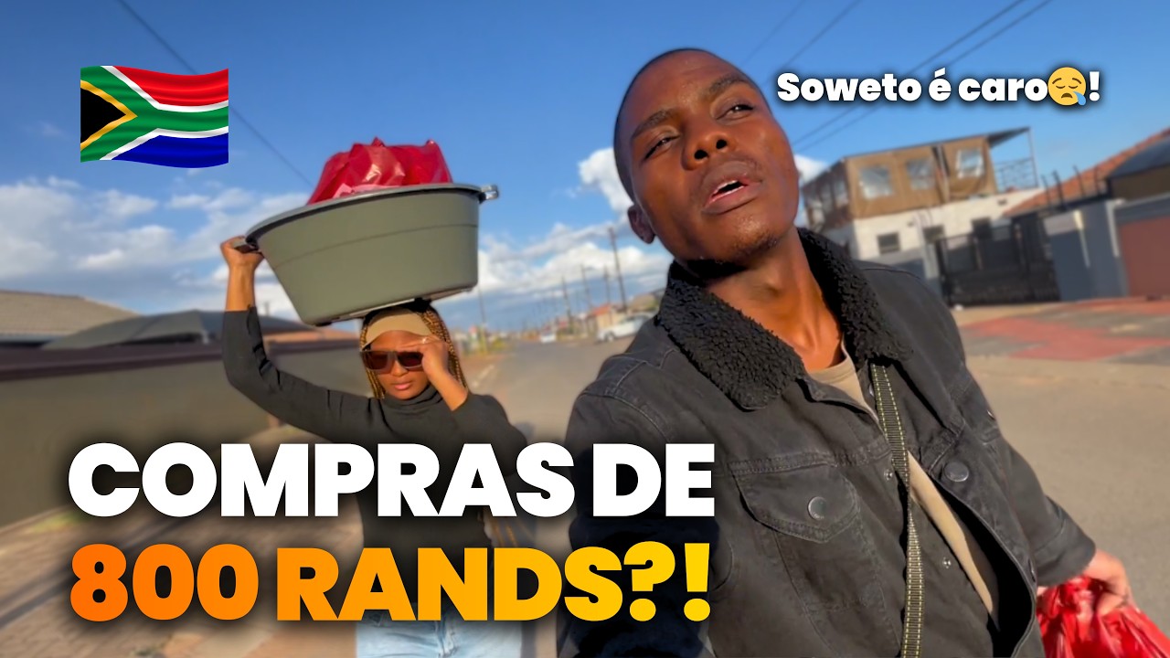 O que dá para COMPRAR com 800 Rands em Johannesburg 🇿🇦