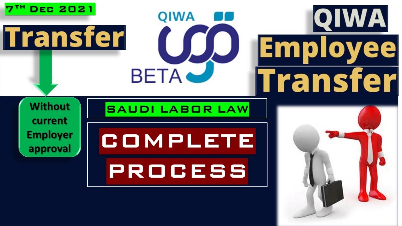Qiwa Employee Transfer with company approval complete process Saudi Labor Law