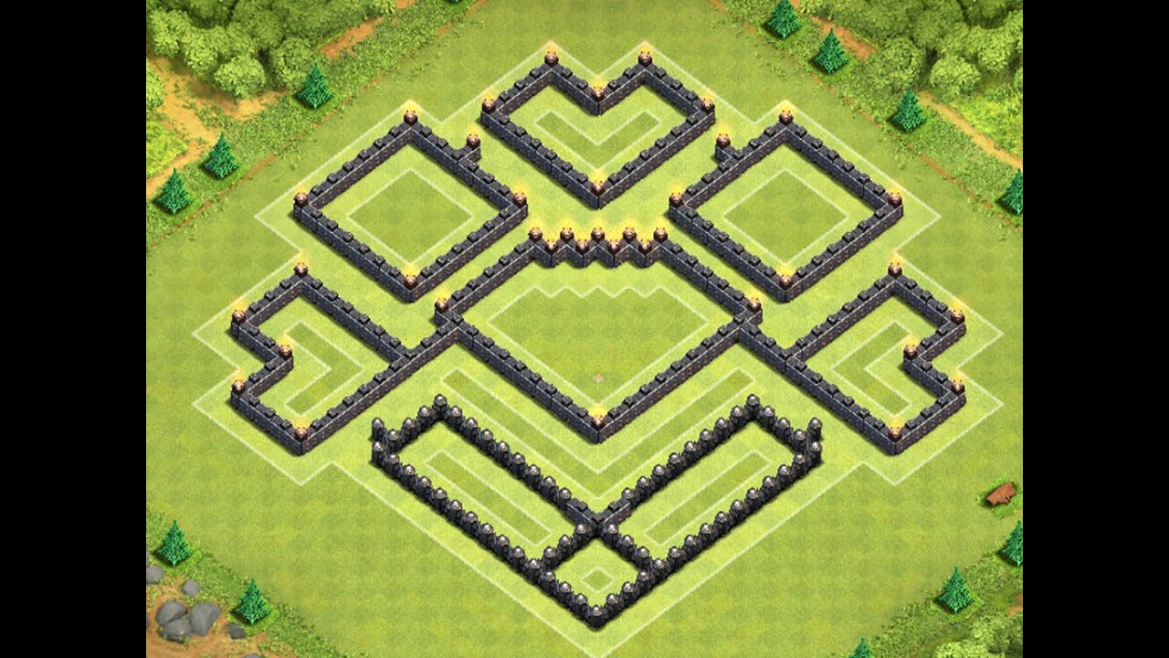 Clash of Clans - BEST Townhall 9 Trophy/War Base (Terminus)