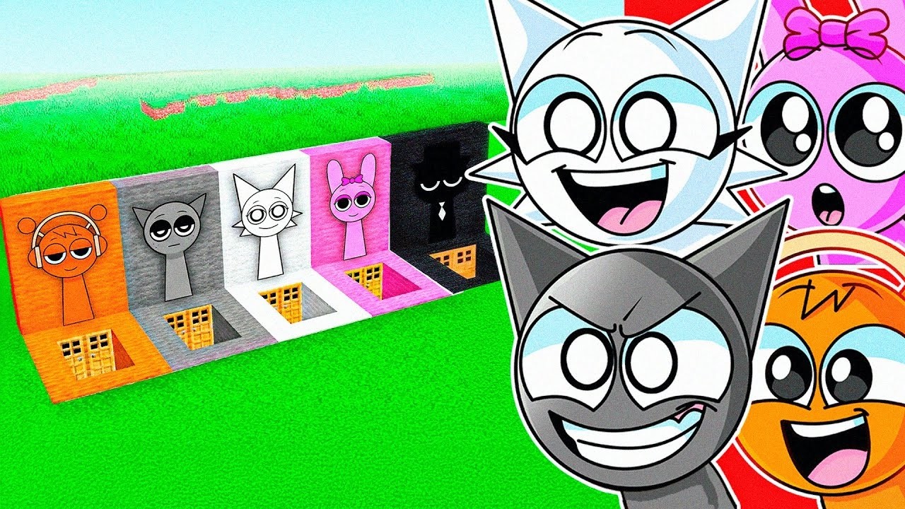 Finding SPRUNKI BASEMENT in Minecraft!