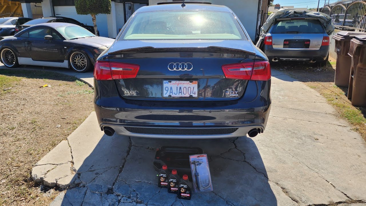 Audi A6 3.0T Rear Differential Fluid Change / Motul Gear 300
