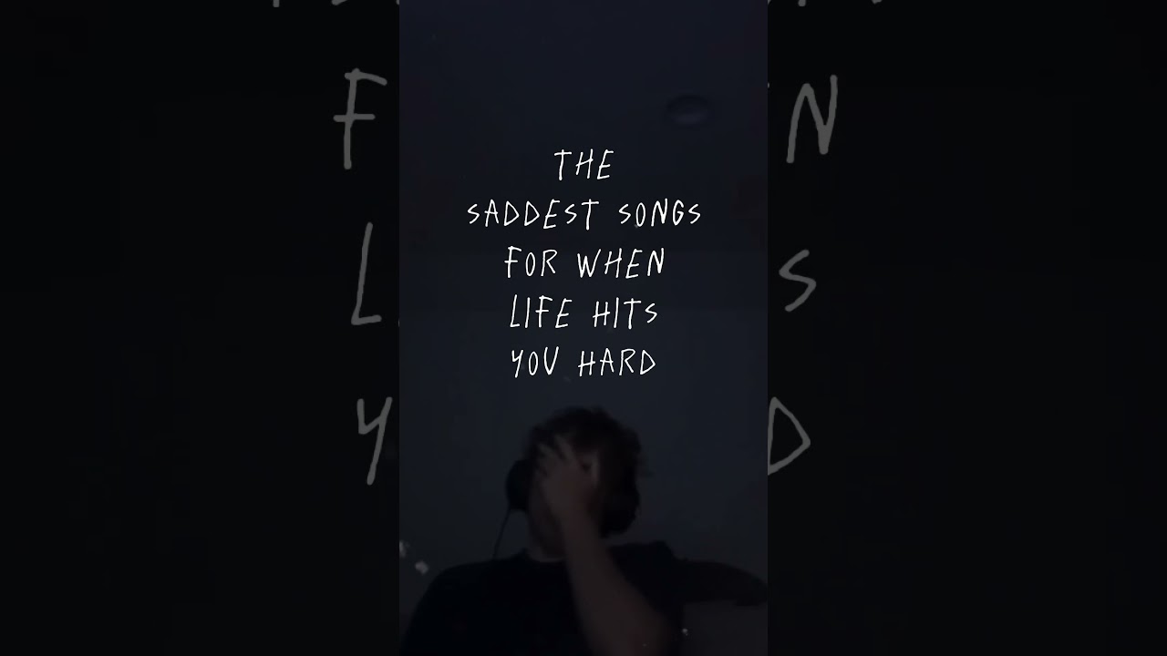 sad songs for when life hurts 😢#nf #sadsongs