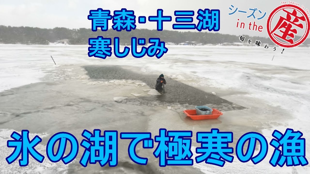 シーズンinthe産「十三湖・寒しじみ」【氷の湖で極寒の漁！！】Vol.63