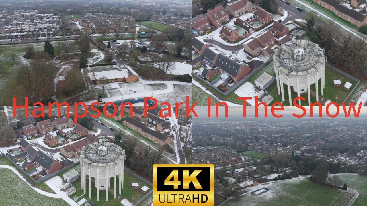 Hampson Park In The Snow 2026 Air 3S 4K