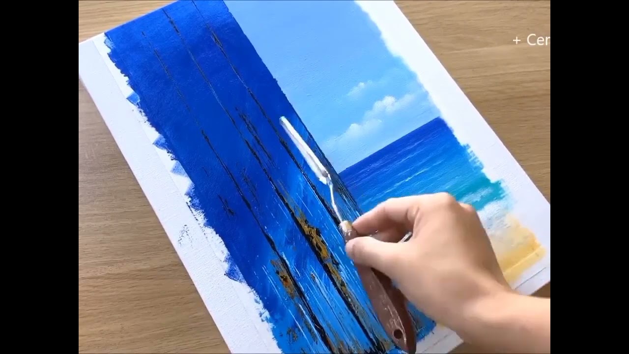 Aluminium Foil Art Doorway to Beautiful Ocean View