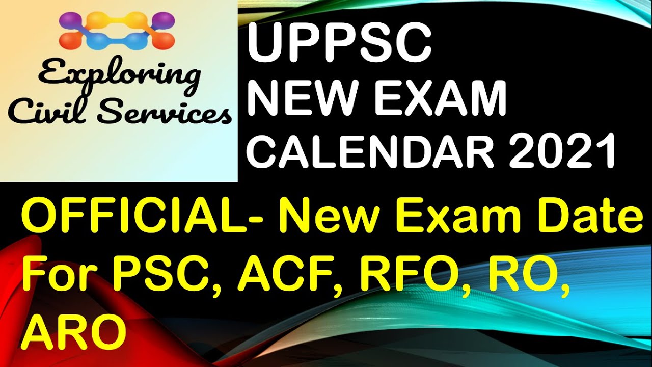 UPPSC New Exam Calendar 2021