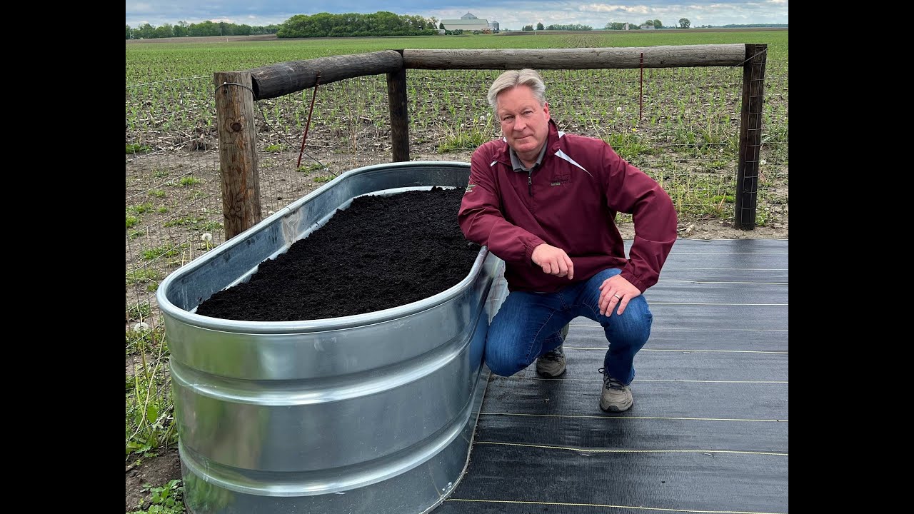 Using Cattle Troughs For Raised Garden Beds - Metal Stock Tank Garden
