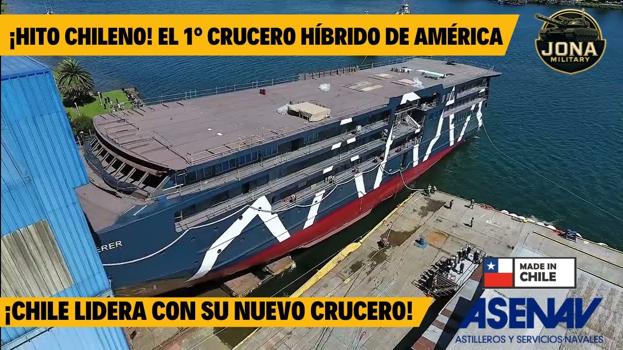 &iexcl;CHILE HACE HISTORIA! lanza el 1&ordm; Crucero H&iacute;brido Polar de AM&Eacute;RICA (Made in Chile)