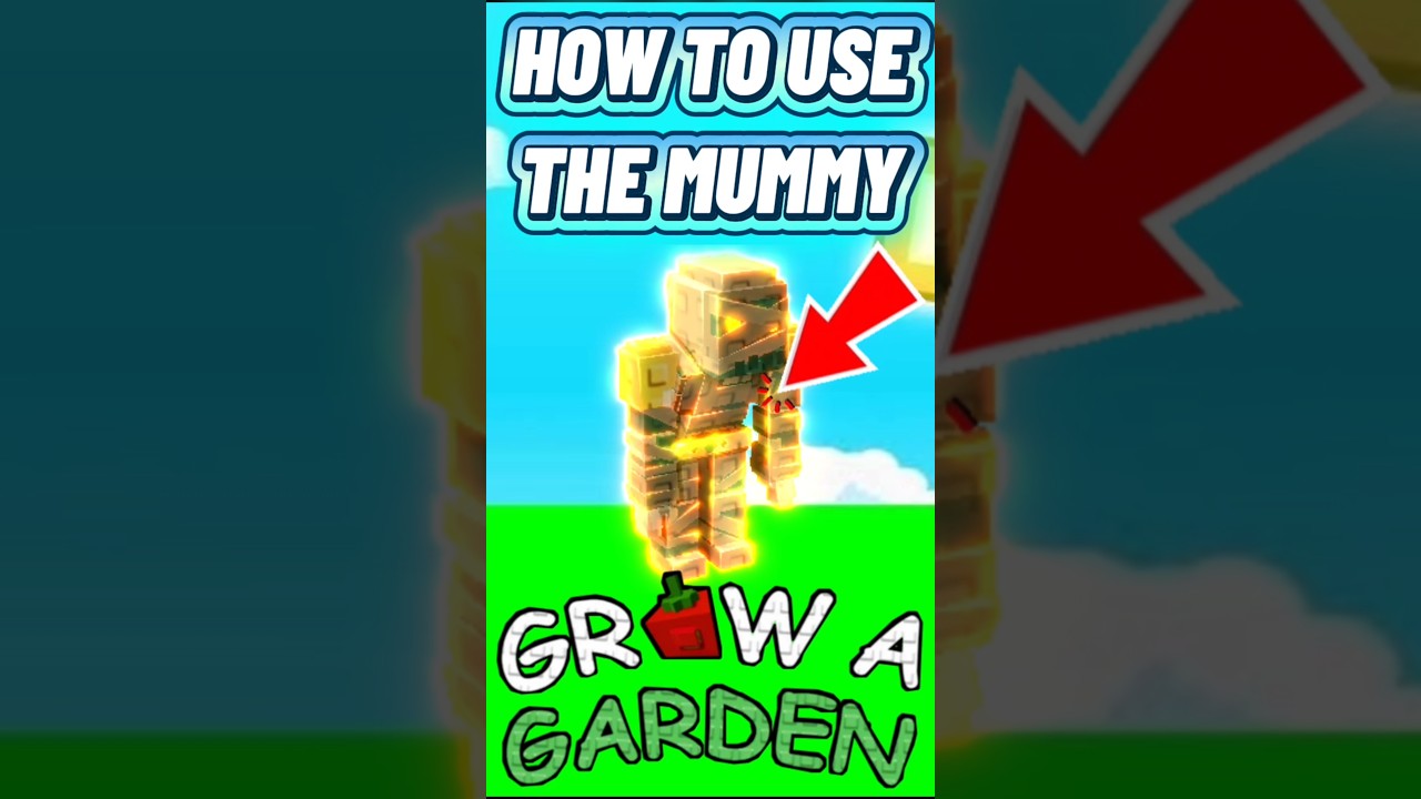 Как использовать мумию в игре &laquo;Вырасти сад&raquo; #growagarden#growagardenroblox#roblox#robloxedit