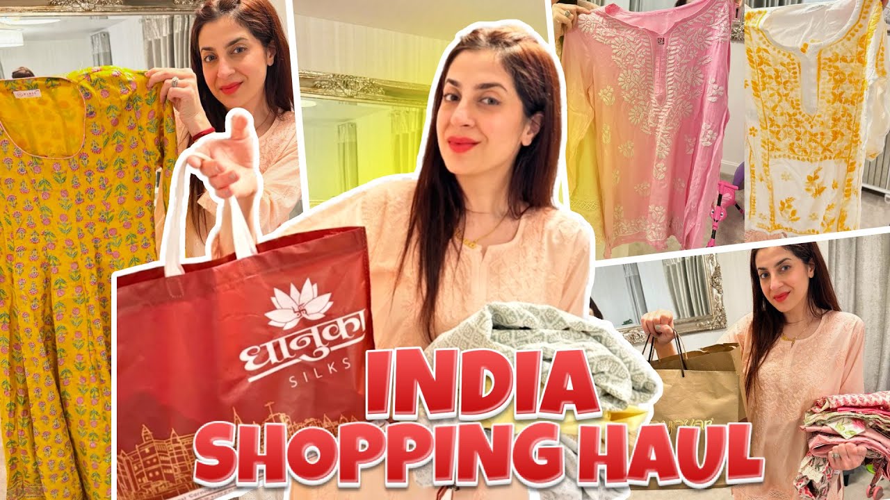 India Shopping Haul 🇮🇳 | Sharing Suits & Outfits for Me, Chia & Bhanu!