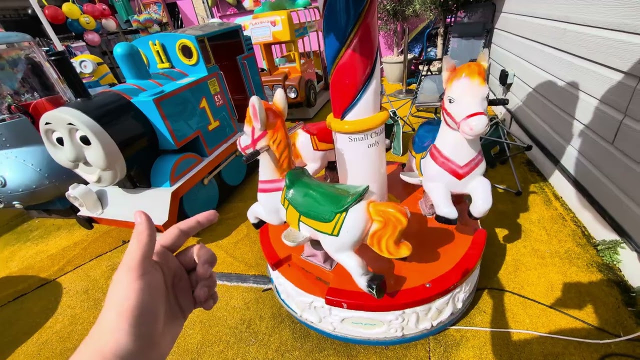 Whittaker Bros Horse Carousel Kiddie Ride