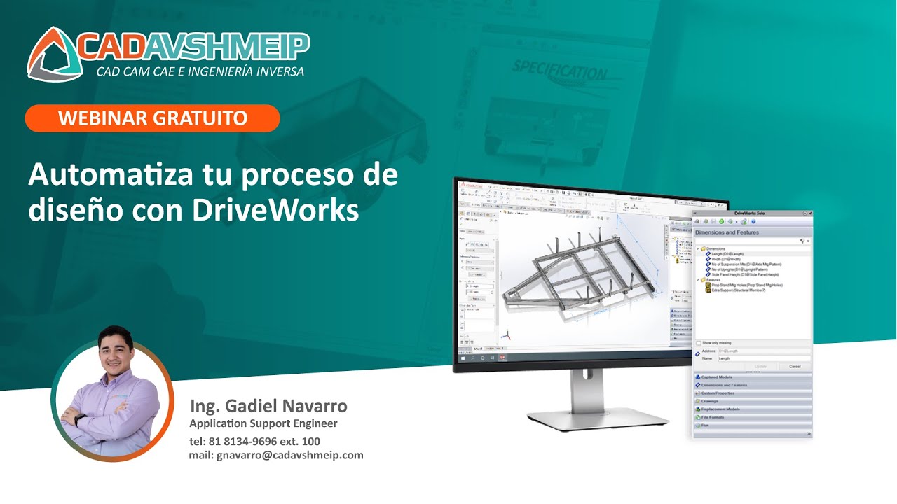Webinar SolidWorks: Automatiza tu proceso de diseño con DriveWorks
