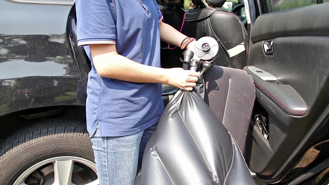 Inflatable Car Air Mattress with Pump (Portable)