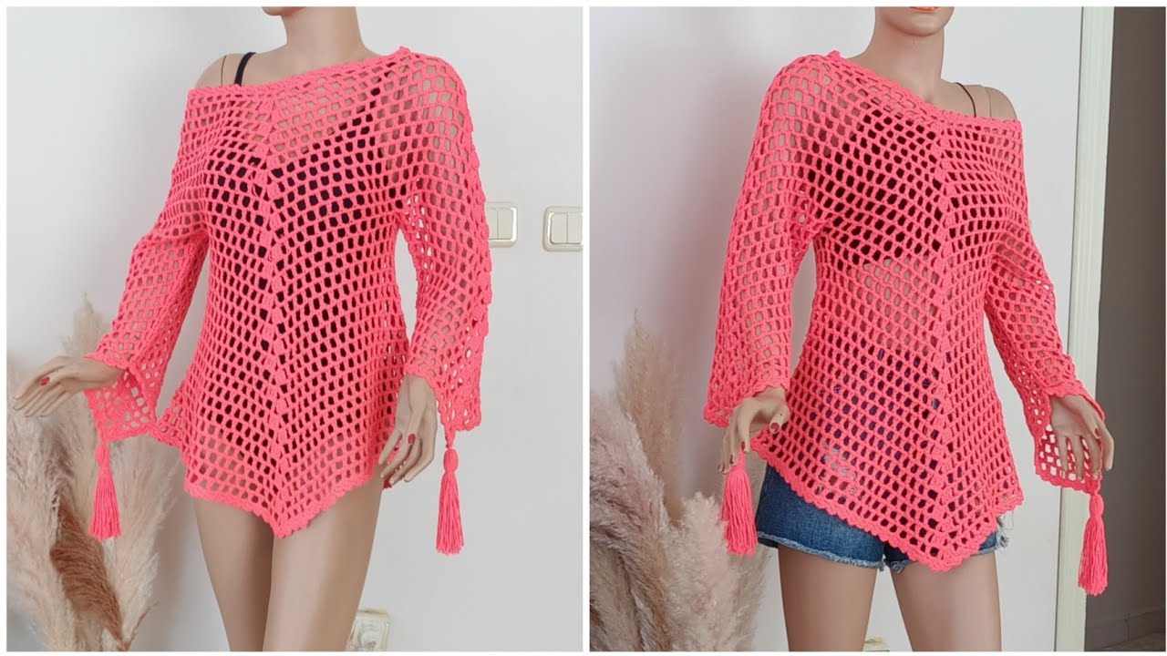 Yaz İçin Harika Plaj Elbisesi            #tutorial  #diy