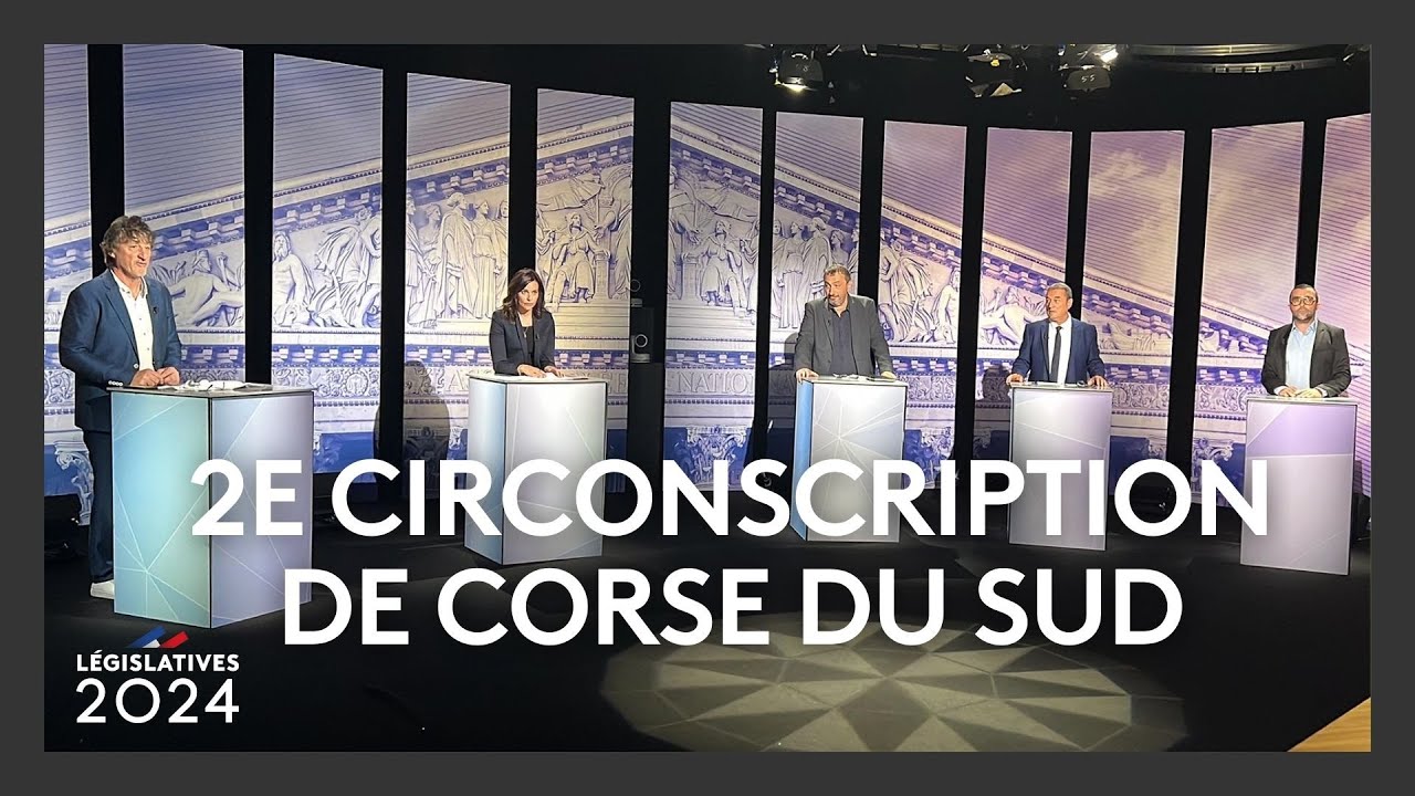 25 Juin 2024 : Débat de la 2e circonscription de Corse du Sud