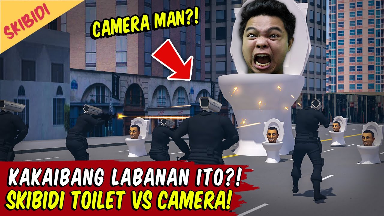 Camera Man Laban sa Skibidi Toilet! - Roblox Camera VS Toilet
