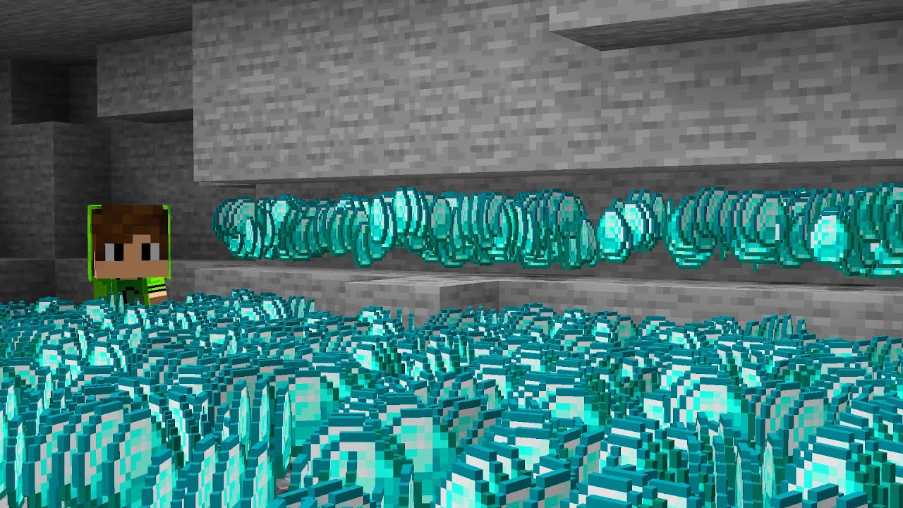 CADRES TEM 1.000.000 DIAMANTES NO MINECRAFT