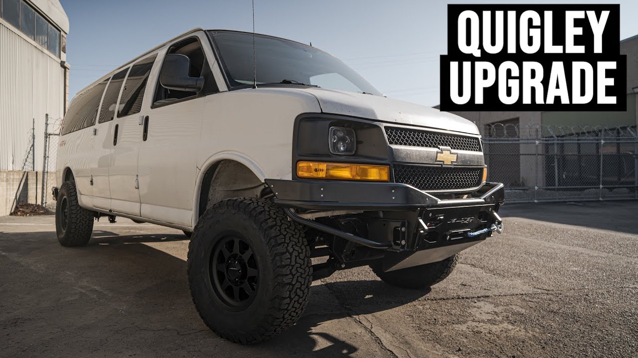 Переделка подвески Chevy Express Quigley 4x4 на койловер