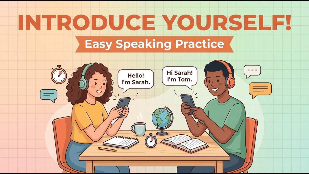 Learn How to Introduce Yourself in English | Easy Speaking Practice for Beginners