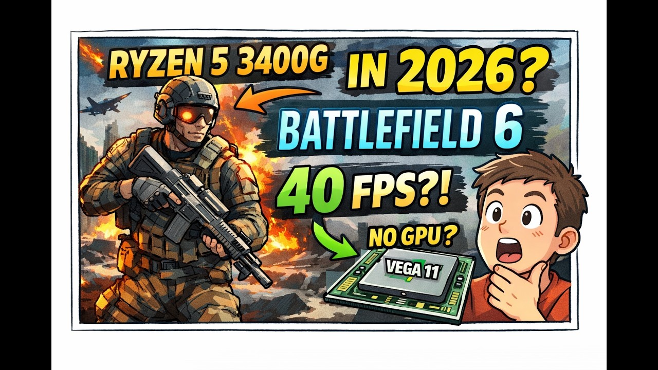 Can the Ryzen 5 3400G Run Battlefield 6 in 2026?