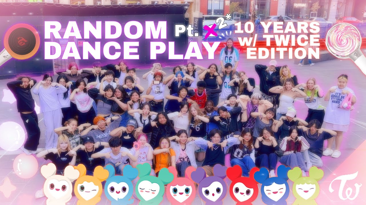 [KPOP IN PUBLIC] RANDOM DANCE PLAY #2: 10 Years w/ TWICE! | RDPs w/ @amv_visuals