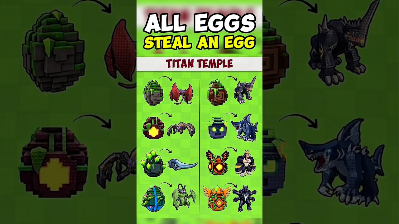 ВСЕ ЯЙЦА в Steal An Egg #roblox #stealanegg