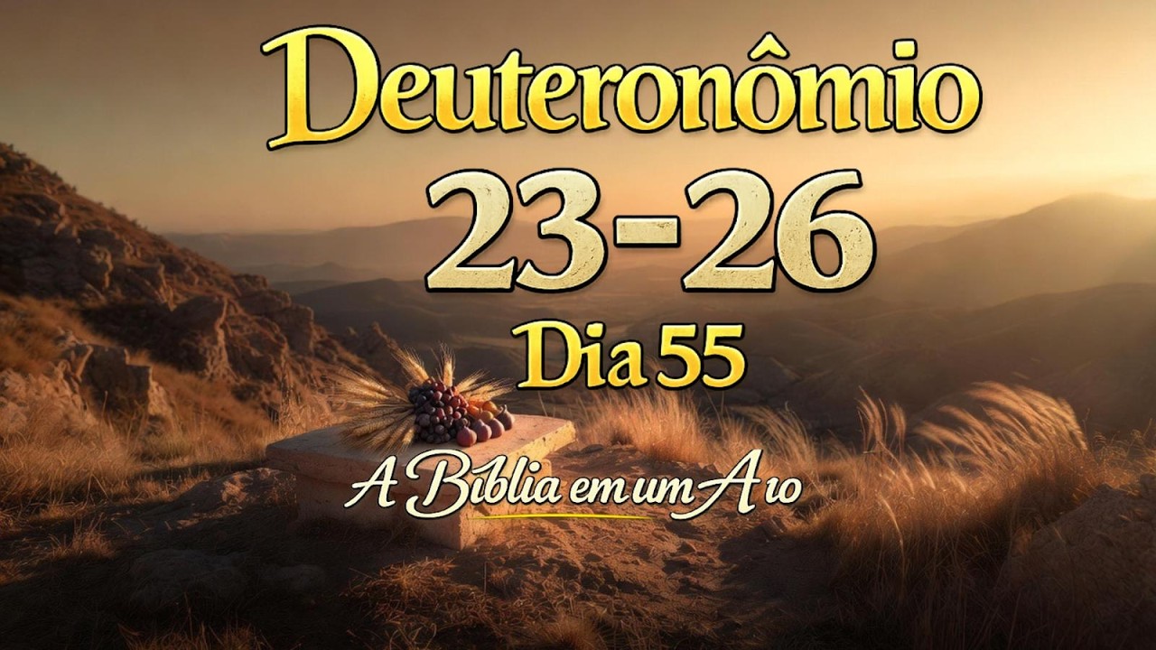 O que a Bíblia fala sobre votos e ofertas? | Deuteronômio 23-26 | Bíblia em Um Ano Dia 55