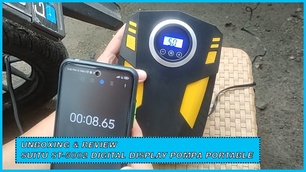 Unboxing & Review Suitu ST-5002 Digital Display Pompa Portable