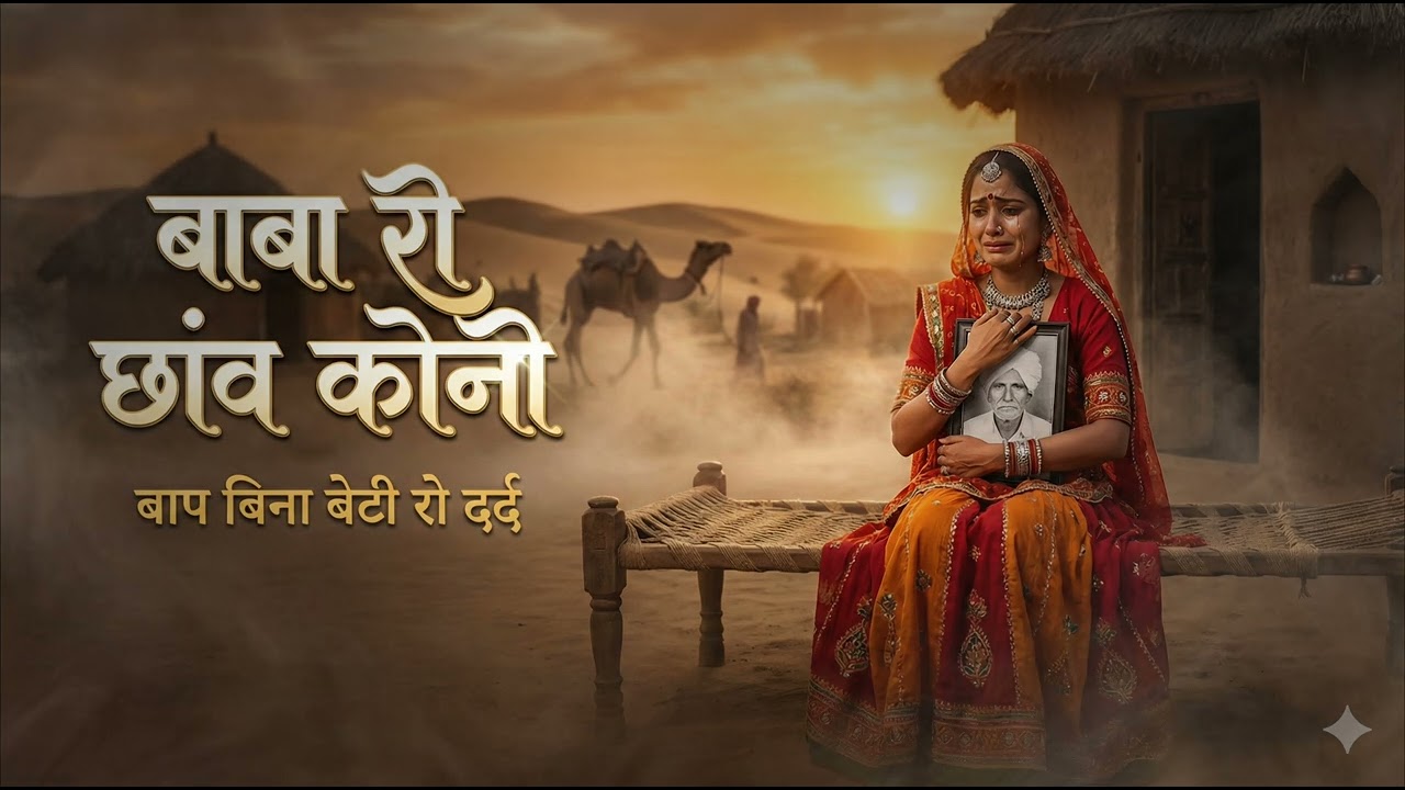बाबा री छांव कोनी | बाप बिना बेटी रो दर्द | New Rajasthani Song 2026 | Female Marwadi Geet