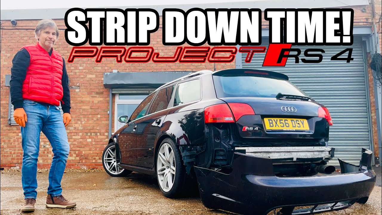GETTING READY FOR PAINT - PROJECT RS4 #audI #audirs4