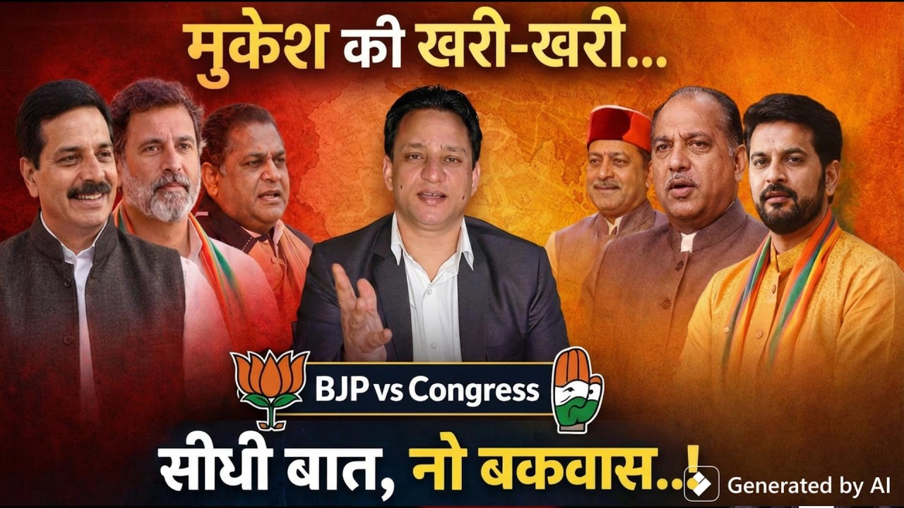 मुकेश की खरी-खरी... सीधी बात नो बकवास..!||AAWAZ BHARATVARSH||