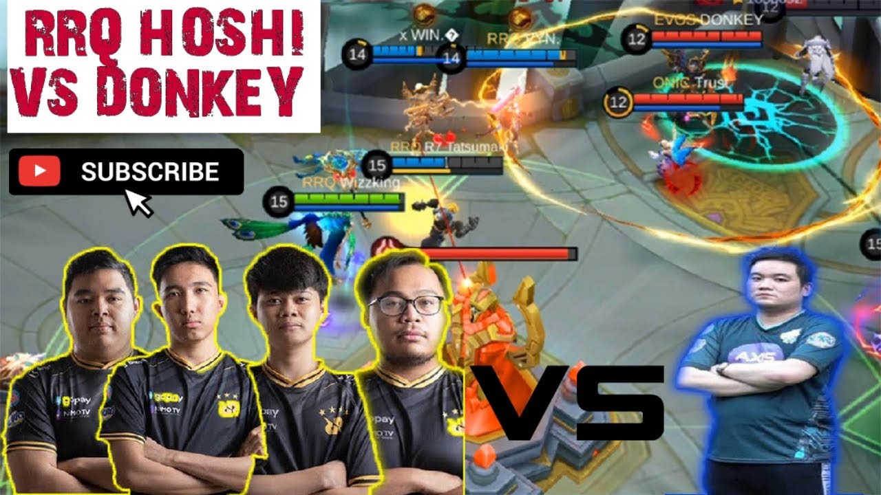 RRQ Hoshi vs Donkey in Ranked Match | Insane Battle | Mobile Legends