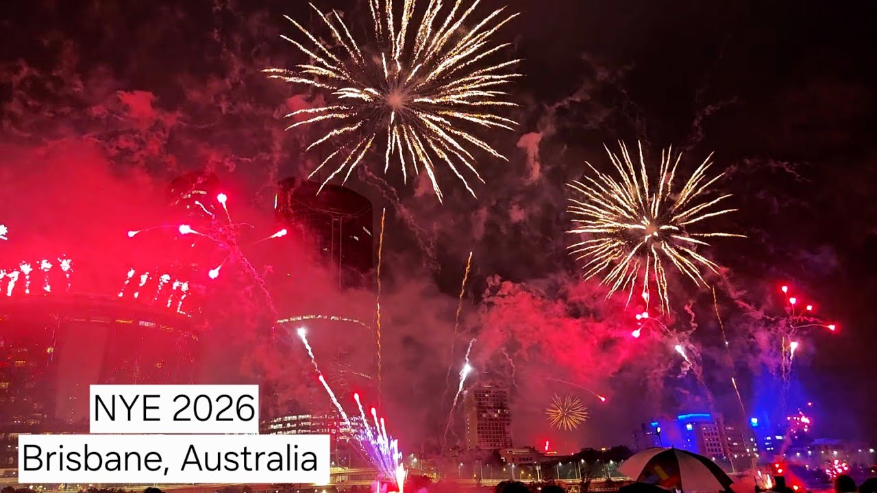 New Year’s Eve 2026 Fireworks Brisbane, Australia