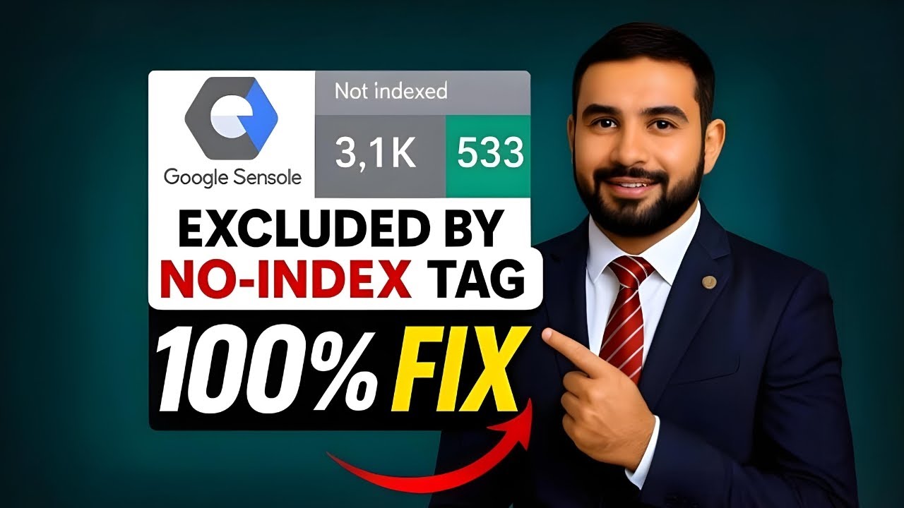 Fix NOINDEX Tag Errors in Google Search Console FAST!