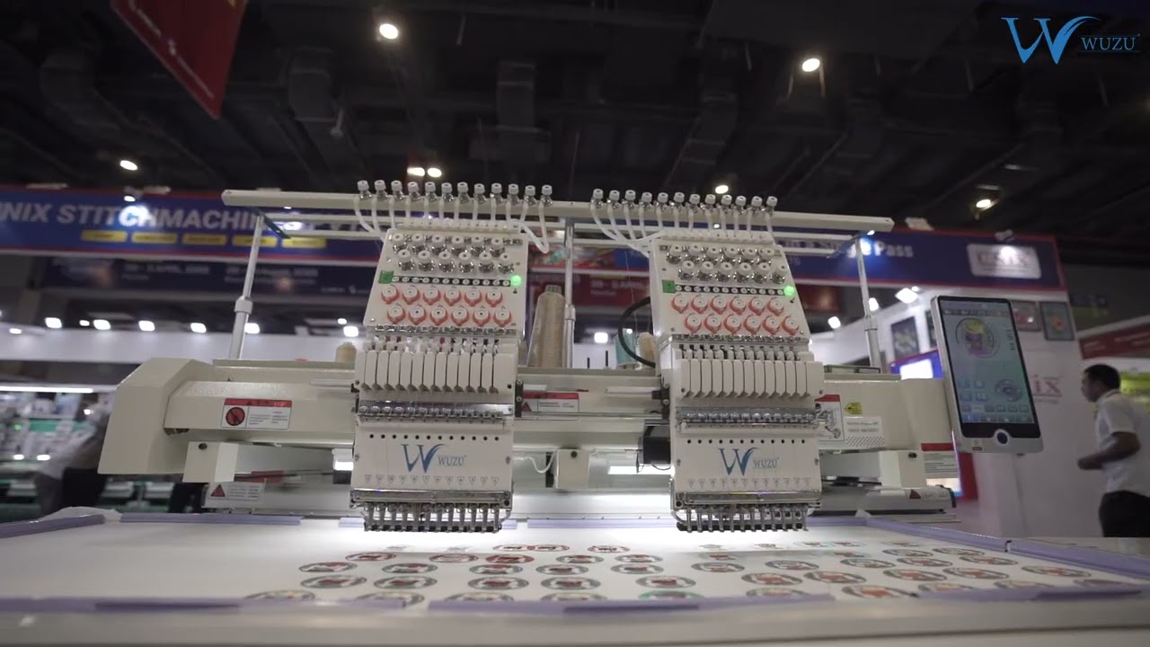 Double Head Embroidery Machine | High Speed Computerized Embroidery | Full Demo 